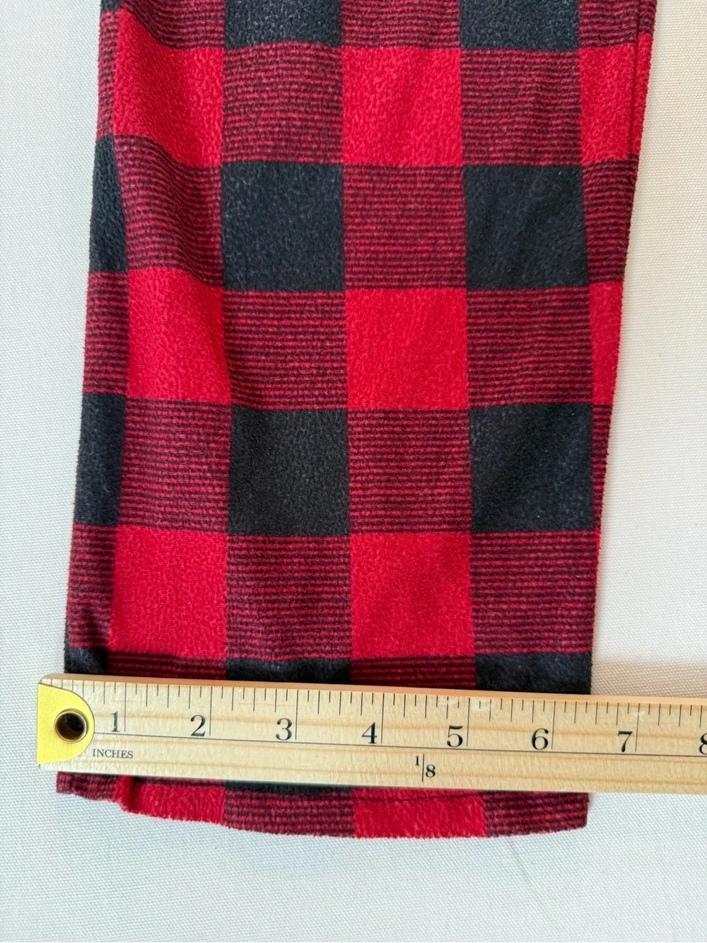 Calvin Klein Kids Red and Black Buffalo Plaid Pajama Bottoms
